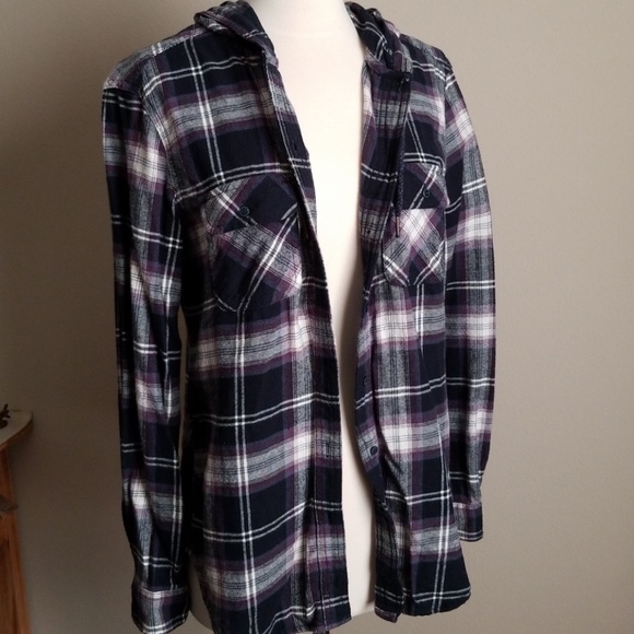 Hooded Flannel shirt Garage XS - Picture 2 of 7
